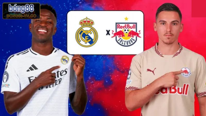 Soi kèo tài xỉu giữa Red Bull Salzburg vs Real Madrid