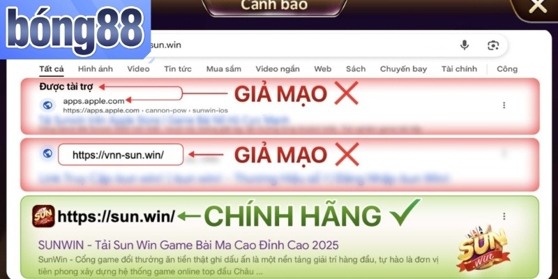 Thiếu kiến thức phân biệt dễ bị đánh lừa bởi fanpage Sunwin giả mạo